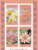Tanzania In Bloom - On Leaflet - Tanzania (1964-...)