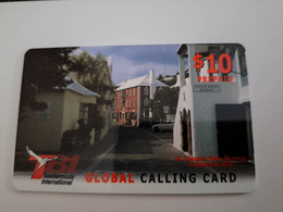 BERMUDA  $ 10,-  TBI / GEORGES TOWN  BERMUDA  / RED    VALUE   /   PREPAID CARD  Fine USED  **11476** - Bermuda