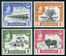 Bahawalpur 1949 Mi 22-25 MNH Silver Jubilee Of Sadiq Mohammad Khan V - Bahawalpur