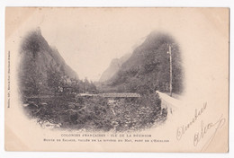 Colonie Française . Route De SALAZIE , Vallée De La Rivière Du Mât, Pont De L’Escalier Pour Ferrieres En Brie 1902 - Altri & Non Classificati