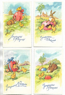 Série De 6 Cartes Postales Différentes " JOYEUSES PÂQUES " - Editions G. Picard à Paris - Easter