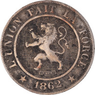 Monnaie, Belgique, Leopold I, 10 Centimes, 1862, TB, Cupro-nickel, KM:22 - 10 Centimes