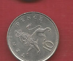 G.B. , 4 Pièces De Monnaies , 10 Pence , 1992 - 10 Pence & 10 New Pence