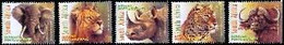 RSA, 2001, MNH Stamp(s)  , Strip Of 5 Big Five, SACC Nr(s).  1363-1367, Scannr. M6762 - Ongebruikt