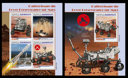 Djibouti 2021 Mars Rover Perseverance Landing OnMars.  (219) OFFICIAL ISSUE - Afrika