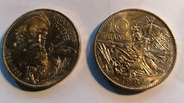 FRANCE  1984  PIÈCE 10 FRANCS " FRANÇOIS RUDE - - 10 Francs