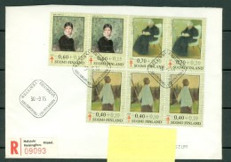 Finland 1975 FDC Yv 2 X 735/37 Registered Letter Sent To Bruges (Belgium) - Lettres & Documents