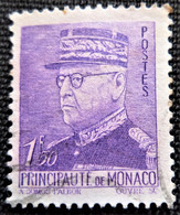 Timbre De Monaco 1941 -1946 Prince Louis II   Y&T N° 230 - Oblitérés