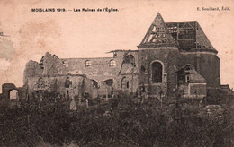 Moislains (1919) - Les Ruines De L'Église - Moislains