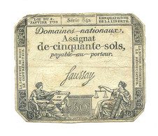 Assignat 50 Sols Série 642 - Assignats & Mandats Territoriaux