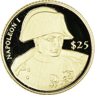 Monnaie, Libéria, Napoléon I, 25 Dollars, 2000, American Mint, FDC, Or - Liberia