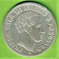 ALLEMAGNE / 1/6 DE THALLER   / FRIEDRICH WILHELM III KOENIG VON PREUSSEN/ 1826 A / TTB - Taler & Doppeltaler