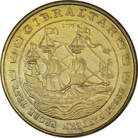 Gibraltar, Fantasy Euro Patterns, 50 Euro Cent, 2004, TTB+, Laiton - Privatentwürfe