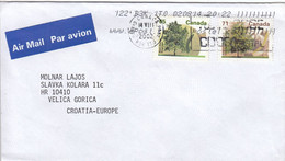 CANADA Cover Letter 17,box M - Airmail