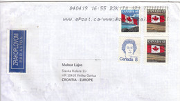 CANADA Cover Letter 21,box M - Airmail