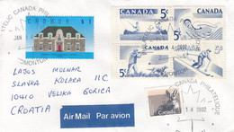 CANADA Cover Letter 22,box M - Airmail