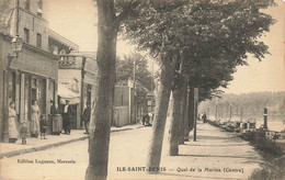 93 - SEINE SAINT-DENIS - L'ILE-SAINT-DENIS - Quai De La Marine - Animation - Superbe - 10457 - L'Ile Saint Denis