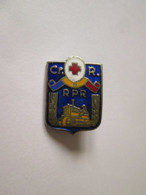 Romanian Badge Red Cross RPR 60s,s=22 X 16 Mm - Associations