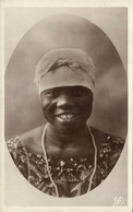 Dahomey Benin, Native Girl Scarification, Necklace Jewelry (1930s) RPPC Postcard - Dahomey