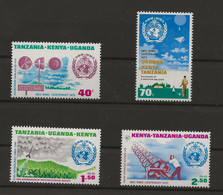 KUT, 1973, SG 325 - 328, Complete Set, Mint Hinged - Kenya, Ouganda & Tanzanie