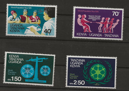 KUT, 1974, SG 363 - 366, Complete Set, Mint Hinged - Kenya, Ouganda & Tanzanie