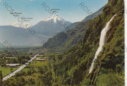 CARTOLINA  VERNAYAZ,VALAIS,SVIZZERA,LA CELEBRE CHUTE DE LA PISSEVACHE,VIAGGIATA 1981 - Vernayaz