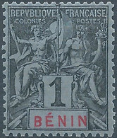Benin French ,France (old Colonies And Protectorates)1894 Allegory Stamps - Inscription "BÉNIN" 1C , Mint - Ungebraucht