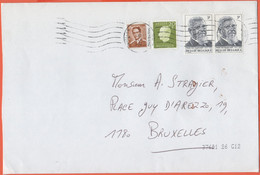 BELGIO - BELGIE - BELGIQUE - 2003 - 2,50F + 20F + 2 X 5F Frans Van Cauwelaert - Medium Envelope - Viaggiata Da Nivelles - Briefe U. Dokumente