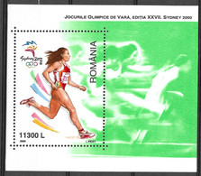 ROMANIA Scott 4393 - 2000 MNH Olympic Games - Runner - Unused Stamps