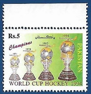 PAKISTAN MNH 1994 PAKISTAN WORLD CUP HOCKEY CHAMPIONS  SPORT SPORTS CHAMPIONSHIP - Pakistán