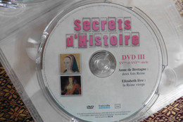 DVD Secrets D'Histoire Stéphane Bern - Anne De Bretagne - Reine Elizabeth Ière D'Angleterre - Sans Boitier - Documentaire