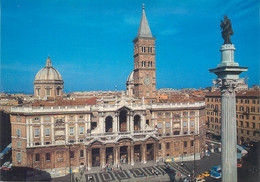 Europe Italy Rome Basilique De St Maria Maggiore Clocktower  Postcard - Altare Della Patria