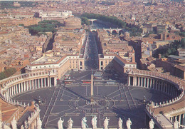 Europe Italy Rome St. Peter Square Aerial Postcard - Altare Della Patria
