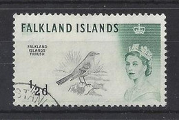 FALKLAND ISLAND...QUEEN ELIZABETH II...(1952-22.)....D.L.R.........HALFd.......SG193a.....VFU.... - Falklandeilanden