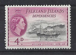 FALKLAND ISLAND DEP.....QUEEN ELIZABETH...II...(1952-22..).....4d......SGG32........(CAT.VAL.£6..).....MH.. - Falklandeilanden