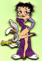 Pin's BD Betty Boop & Roger Rabbit - 9A19 - Comics