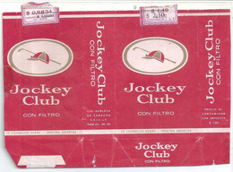 Marquilla Cigarrillos Jockey Club – Industria Argentina - Boites à Tabac Vides