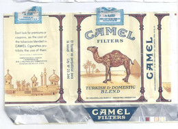 Marquilla Cigarrillos Camel – Década 80 – Industria Argentina - Boites à Tabac Vides