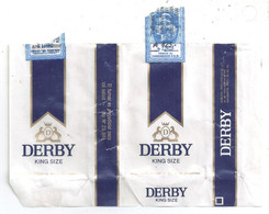 Marquilla Cigarrillos Derby – Década 80 – Industria Argentina - Boites à Tabac Vides