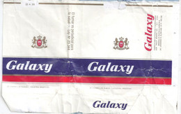 Marquilla Cigarrillos Galaxy - Década 80 – Industria Argentina - Boites à Tabac Vides