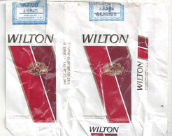 Marquilla Cigarrillos Wilton - Década 80 – Industria Argentina - Contenitori Di Tabacco (vuoti)