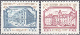 LIECHTENSTEIN    SCOTT NO 636-37   MNH   YEAR  1978 - Unused Stamps