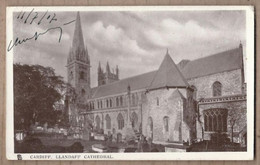 CPA PAYS DE GALLES - CARDIFF - LLANDAFF CATHEDRAL - TB PLAN EDIFICE RELIGIEUX - TUCK " GLOSSO " 1907 - Glamorgan