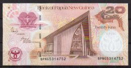 Papouasie-Nouvelle-Guinée Billet De 20 Kina 2008 BPNG531 Commémoratif - Papua Nuova Guinea