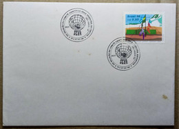 BRASIL 1990 SCIENTIFIC COMMITTEE ON ANTARCTIC RESEARCH, SPECIAL CACHET COVER,SCAR,  MAP, FLAG, BASE CAMP - Non Classés