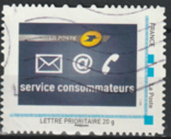 FRANCE Montimbramoi Collector LA POSTE SERVICE CONSOMMATEURS Oblitéré - Gebraucht