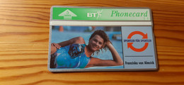 Phonecard United Kingdom - Swimming, Franziska Van Almsick - BT Emissions Etrangères