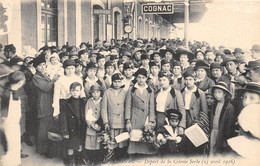 16-COGNAC- DEPART DE LA COLONIE SERBE 25 AVRIL 1916 - Cognac