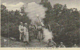 LE  CAMP  DU  LARZAC  -  20  DEBANGE  ENACTION - C P A  REPRO   ( 22 / 10 / 44 ) - Manoeuvres
