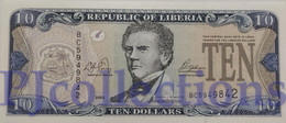 LIBERIA 10 DOLLARS 2003 PICK 27a UNC - Liberia